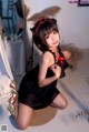 蠢沫沫 Cosplay 黑睡裙 Black Nightdress